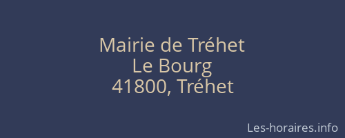 Mairie de Tréhet