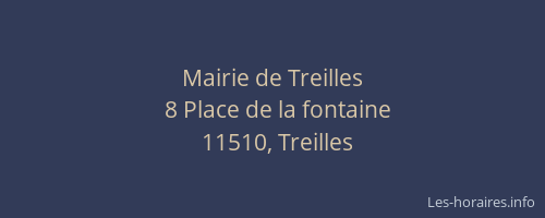 Mairie de Treilles