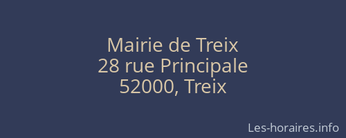 Mairie de Treix