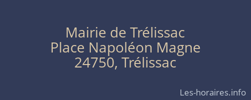Mairie de Trélissac