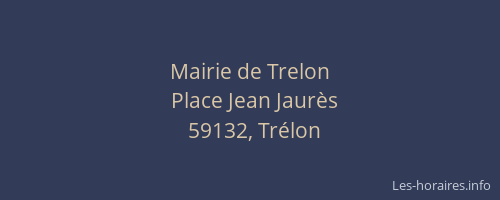 Mairie de Trelon