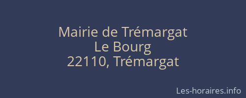 Mairie de Trémargat
