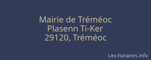 Mairie de Tréméoc