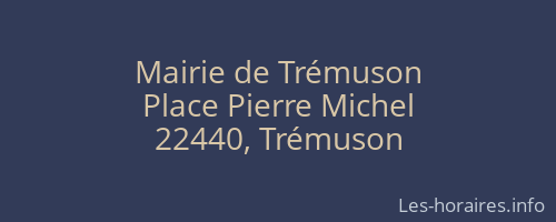 Mairie de Trémuson
