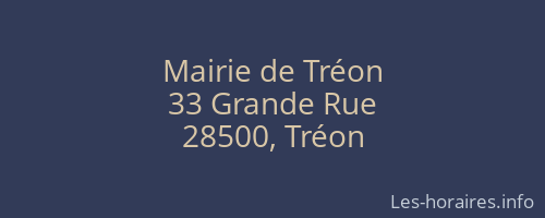 Mairie de Tréon
