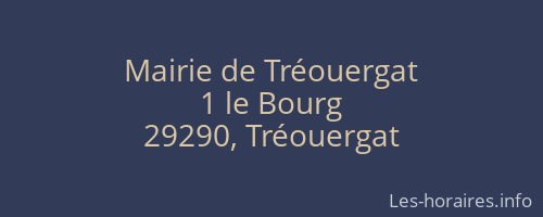 Mairie de Tréouergat