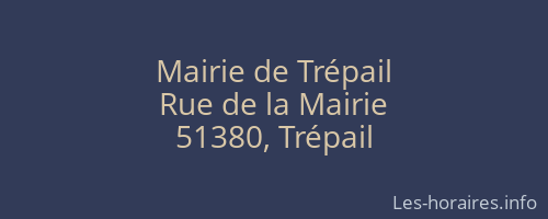 Mairie de Trépail