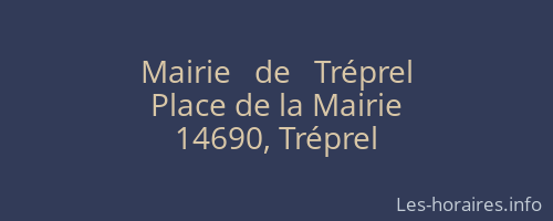 Mairie   de   Tréprel