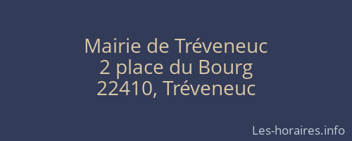 Mairie de Tréveneuc