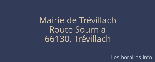 Mairie de Trévillach