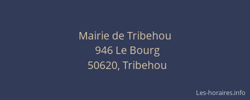 Mairie de Tribehou