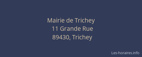 Mairie de Trichey