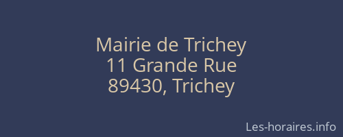 Mairie de Trichey
