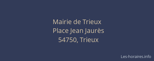 Mairie de Trieux