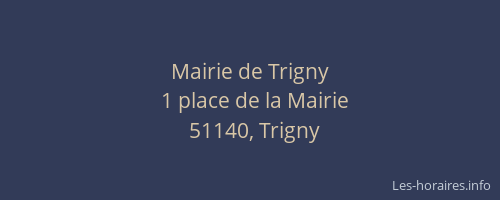 Mairie de Trigny