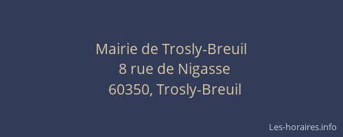 Mairie de Trosly-Breuil