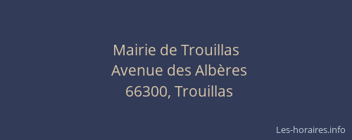 Mairie de Trouillas