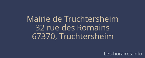 Mairie de Truchtersheim