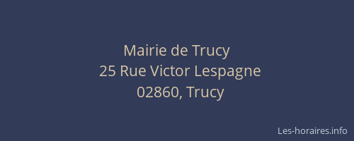 Mairie de Trucy