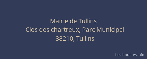 Mairie de Tullins