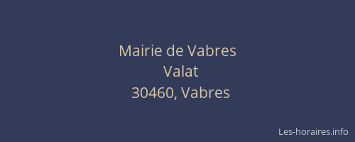Mairie de Vabres
