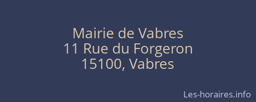 Mairie de Vabres