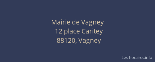 Mairie de Vagney