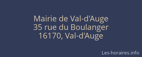 Mairie de Val-d'Auge