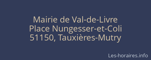 Mairie de Val-de-Livre