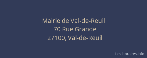 Mairie de Val-de-Reuil