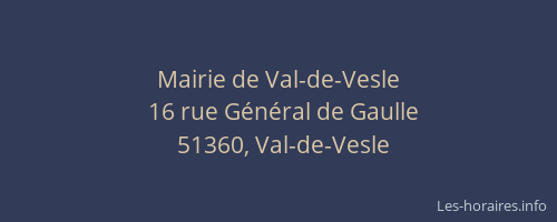Mairie de Val-de-Vesle