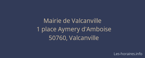 Mairie de Valcanville