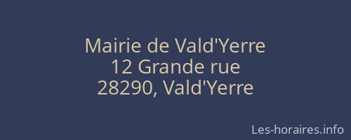 Mairie de Vald'Yerre