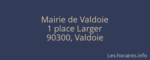 Mairie de Valdoie