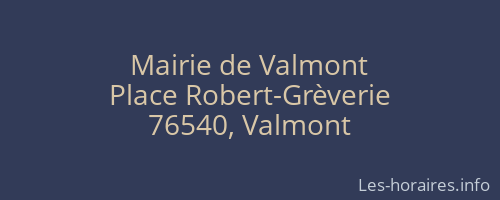 Mairie de Valmont
