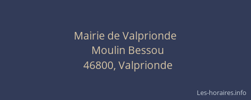 Mairie de Valprionde