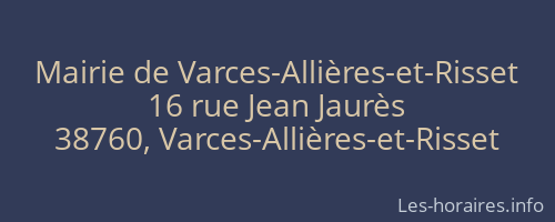 Mairie de Varces-Allières-et-Risset