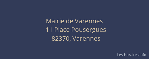 Mairie de Varennes