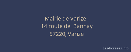 Mairie de Varize