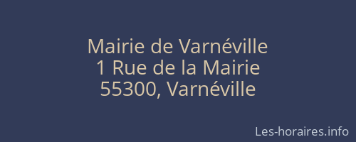 Mairie de Varnéville