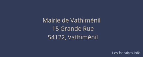 Mairie de Vathim&eacute;nil