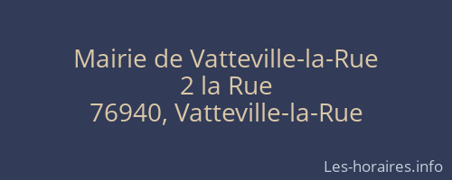 Mairie de Vatteville-la-Rue