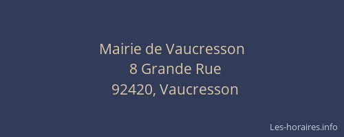 Mairie de Vaucresson