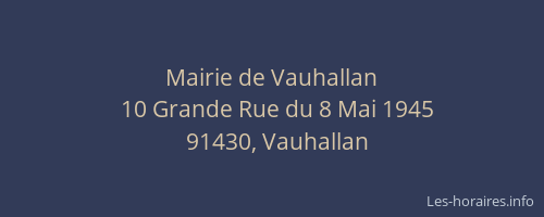Mairie de Vauhallan