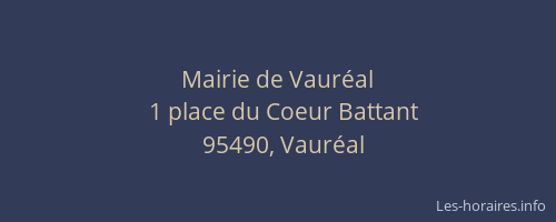 Mairie de Vauréal
