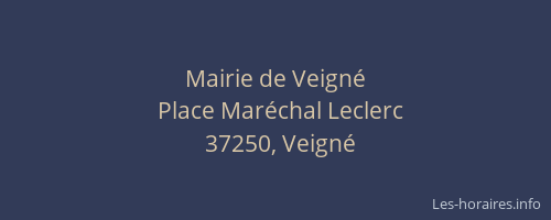 Mairie de Veign&eacute;