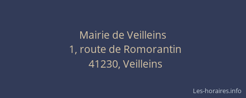 Mairie de Veilleins