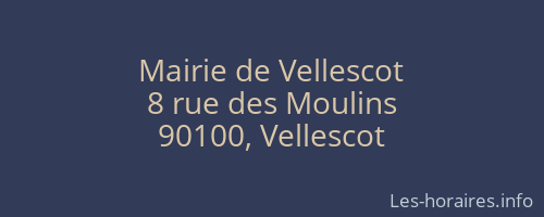 Mairie de Vellescot