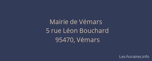 Mairie de Vémars