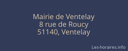 Mairie de Ventelay